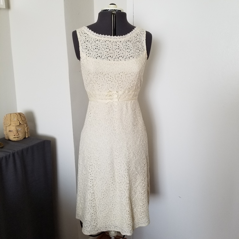 Ivory Lace Dress